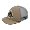 Custom Flat Bill Light Weight Fabric Mesh Cap And Hat with Custom Felt Embroidery