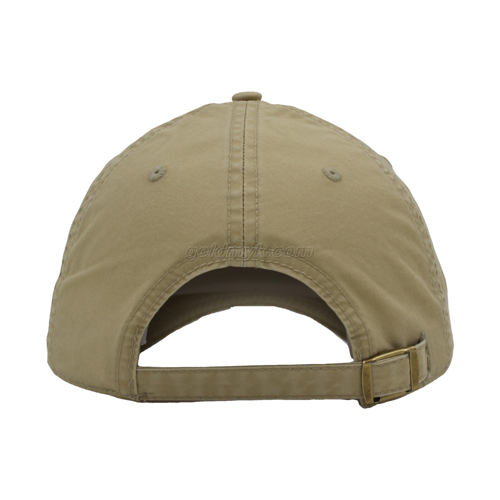 Vintage Stylish Flat Embroidery Washed Baseball Cap Dad Hat 6-panel Sports Caps For Man And Woven Can Custom Logo