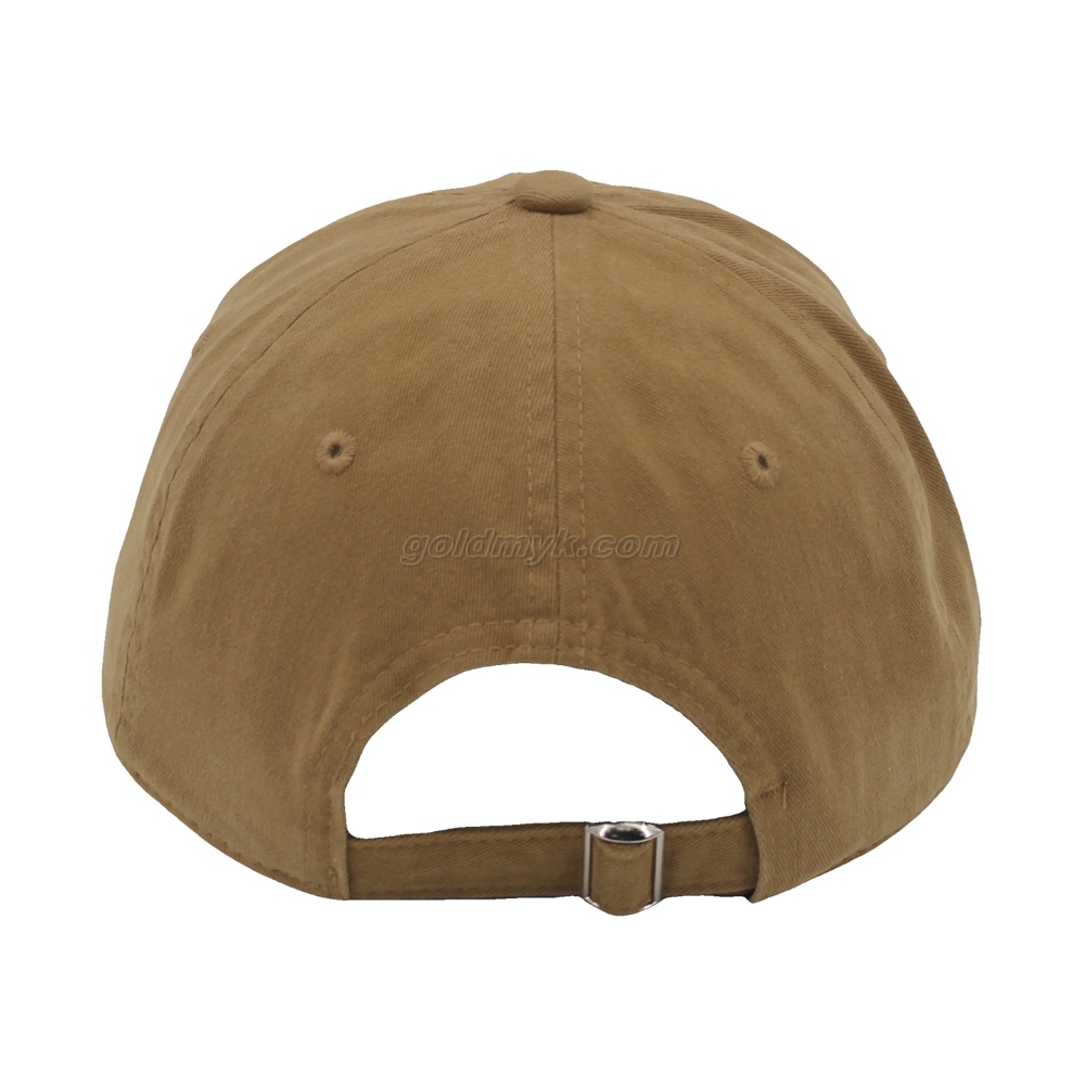 Vintage Stylish Flat Embroidery Washed Baseball Cap Dad Hat 6-panel Sports Caps For Man And Woven Can Custom Logo