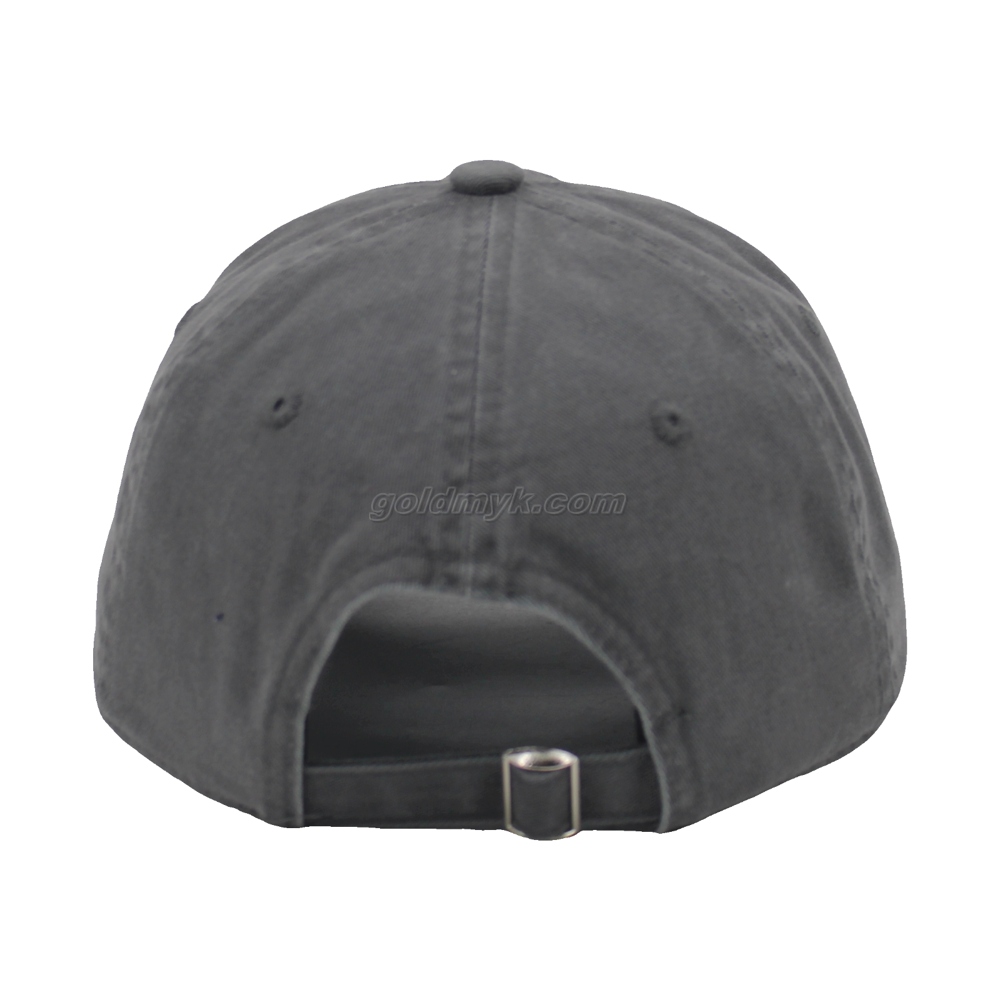 Vintage Stylish Flat Embroidery Washed Baseball Cap Dad Hat 6-panel Sports Caps For Man And Woven Can Custom Logo