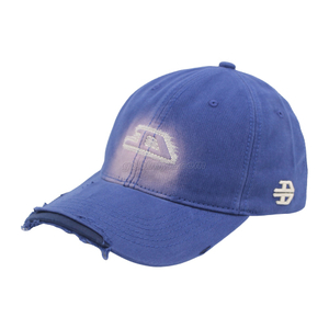 Vintage Stylish Flat Embroidery Washed Baseball Cap Dad Hat 6-panel Sports Caps For Man And Woven Can Custom Logo