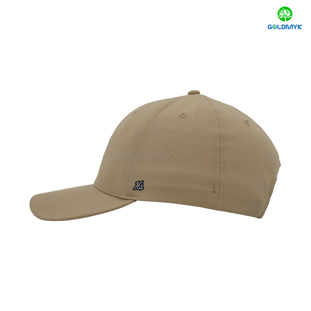Camel 100% Cotton Twill Baseball Cap Hat Customizable OEM Sporty Street Style Terry Fabric for Business China Factory Direct