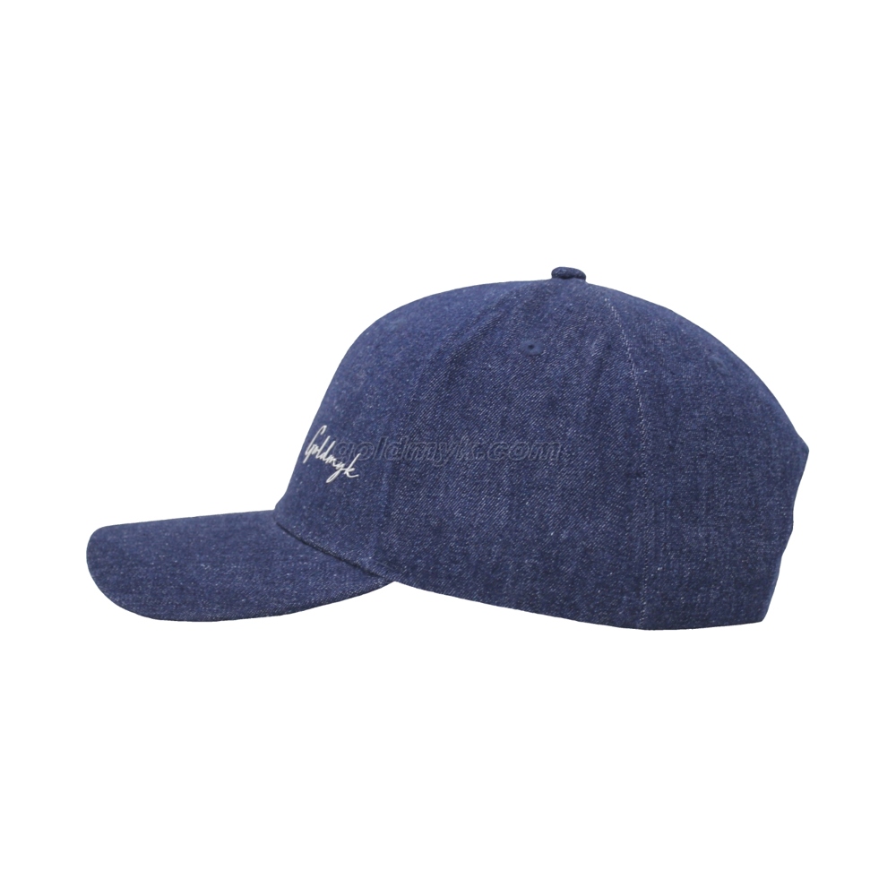 New Cap Product 100% Cotton Denim Fabric Baseball Cap And Hat with Custom TPU Print Logo 