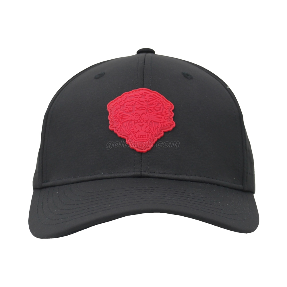 Hot Sale Flex Fit Style Laser Fabric Soprts Cap And Hat with Thermochromic Logo Patch
