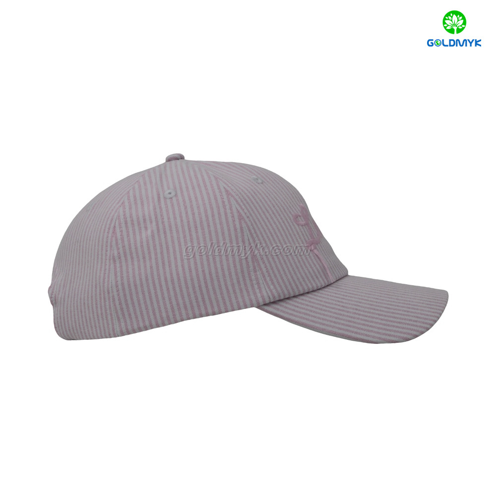 100% Cotton Twill Pink Baseball Cap Hat Customizable OEM Sporty Street Style Terry Fabric Dot Pattern Direct From China Factory