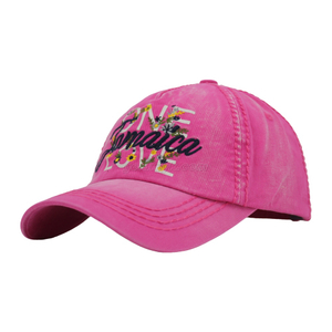 Heavy Sticthing Washed Cotton 5 Panels Unstructured Soft Cap And Hat with Custom Logo Design