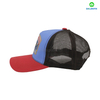 Premium 100% Cotton 5-Panel Embroidered Mesh Cap with Custom Logo Sublimated Print Outdoor Sport Style Formal Usage