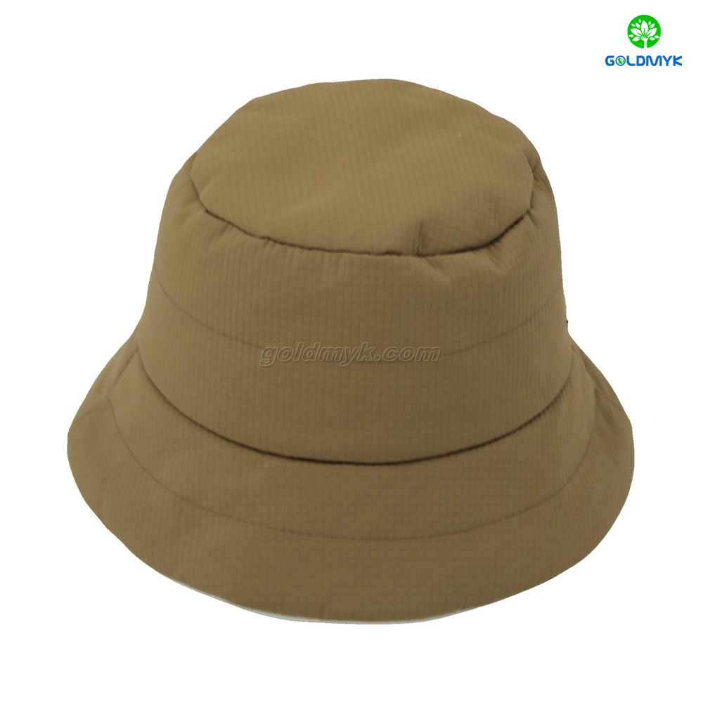 Custom Logo Camel Bucket Hat 100% Polyester Terry Fabric Street Style Puff Printing for Business for Men And Women