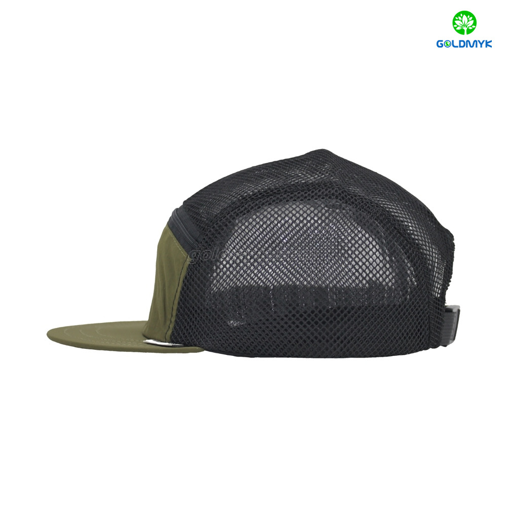 High Quality Custom 5-Panel Polyester Baseball Cap Embroidered Cotton Applique Patch Unisex for Men Women Direct China