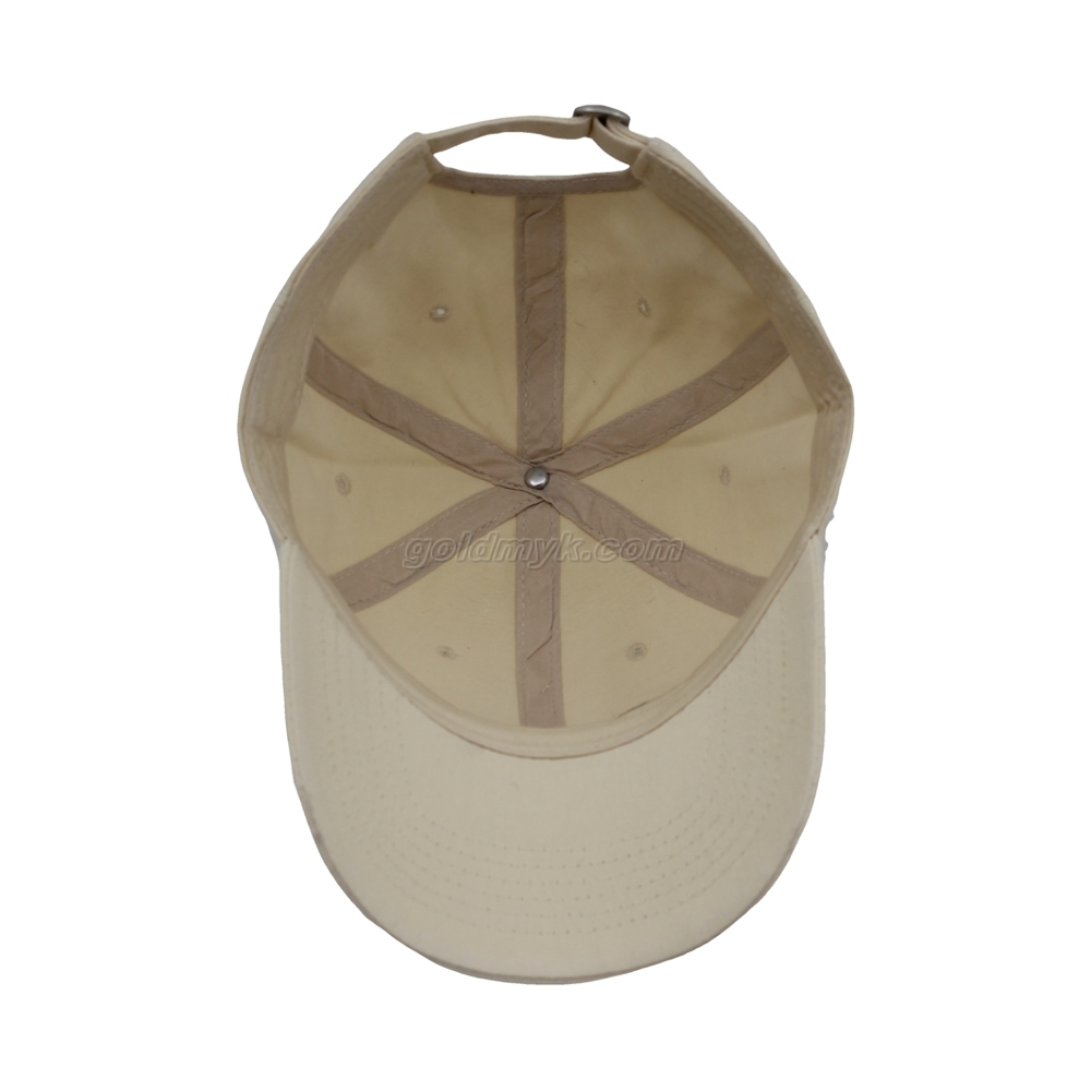 100% Cotton Fabric Baseball Cap Hand Washed Women And Men Acid Washed , Patch Embroidery, 6 Panel Cap
