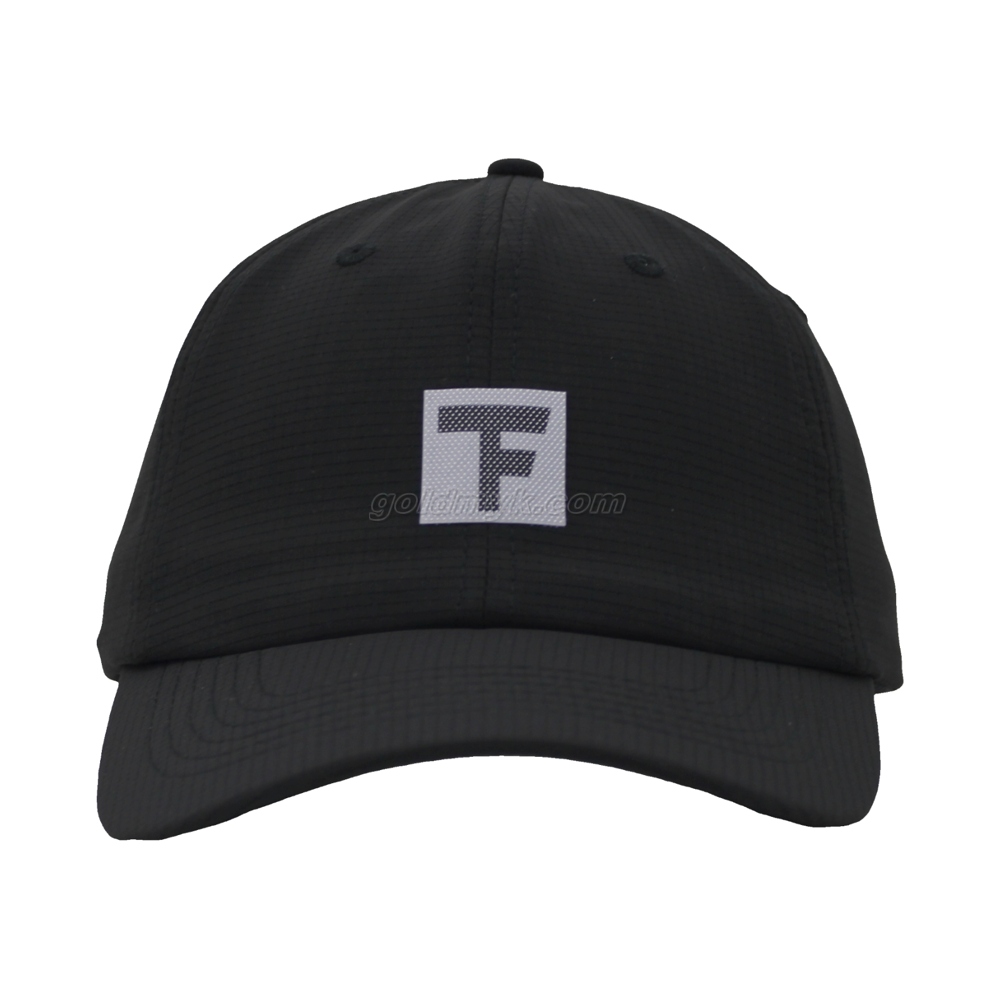 100% Polyester Baseball Cap Rope of Women And Men Custom Embroidery Silk Printed 6 Panel Cap Metal Buckle Closure