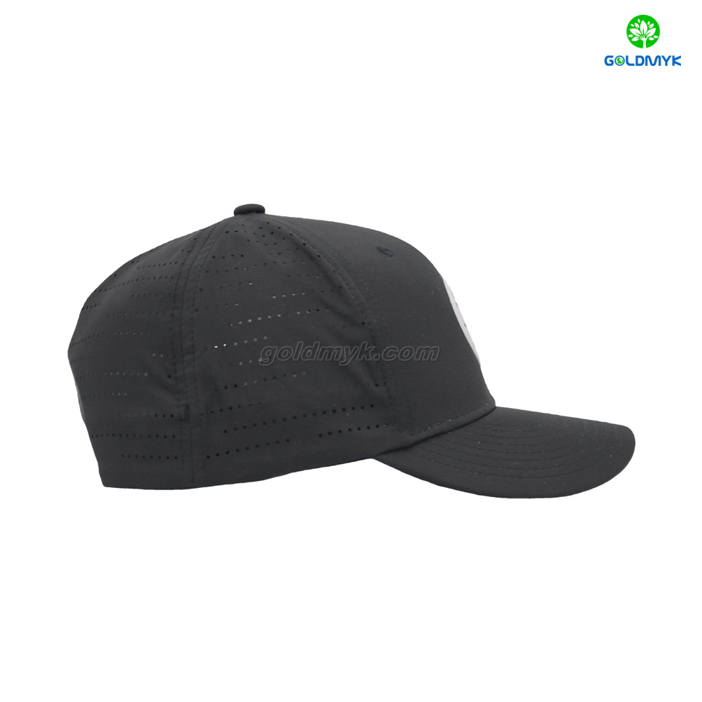 Custom 100% Polyester 6-Panel Baseball Cap Street Style Hat with Curved Brim And Silicone Logo for Men And Women in Business