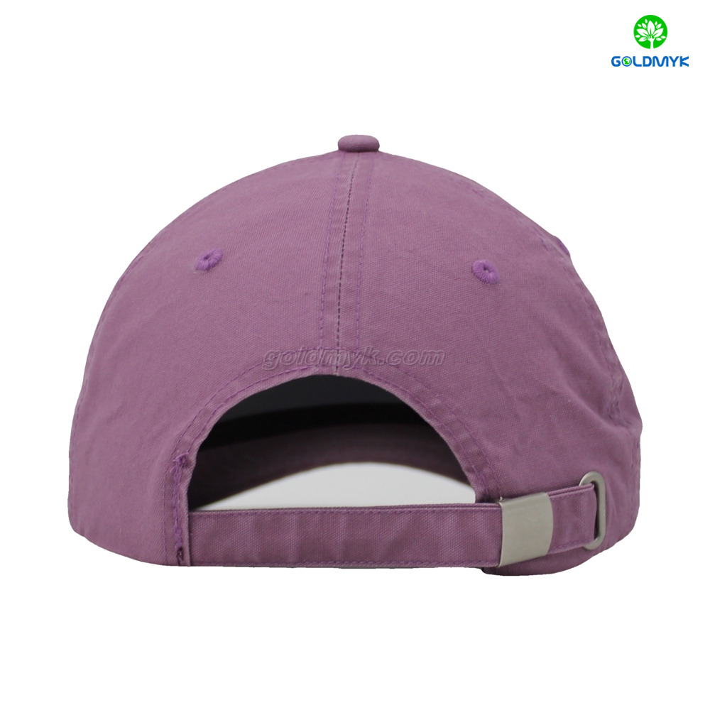Custom Logo 100% Cotton Terry 6-Panel Pink Sporty Style Baseball Cap Hat Business Appropriate for Men And Women