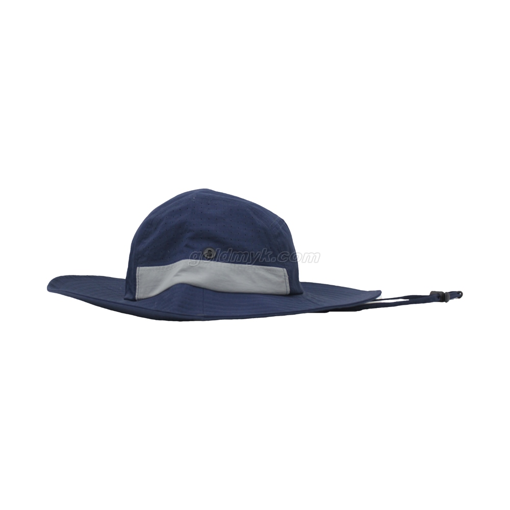 UV Protection Light Weight Polyester Fabric Bucket Hat with Custom Design