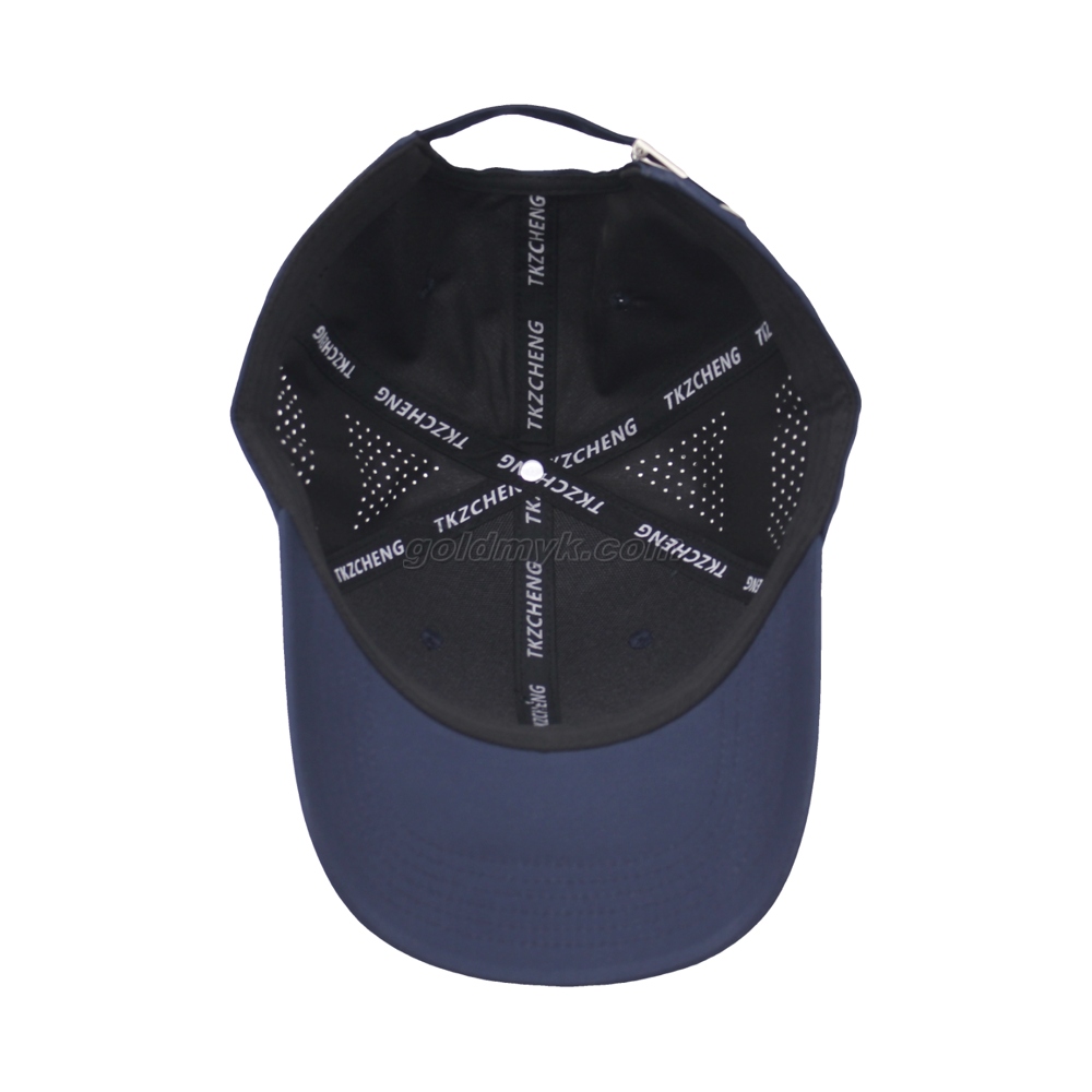Custom Logo Dad Hat With Rubber Patch Logo 6 Panel Baseball Cap Sports Hat for Men And Women
