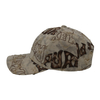 100% Cotton Baseball Cap Rope of Women And Men Custom Embroidery Silk Printed 6 Panel Cap Metal Buckle Closure