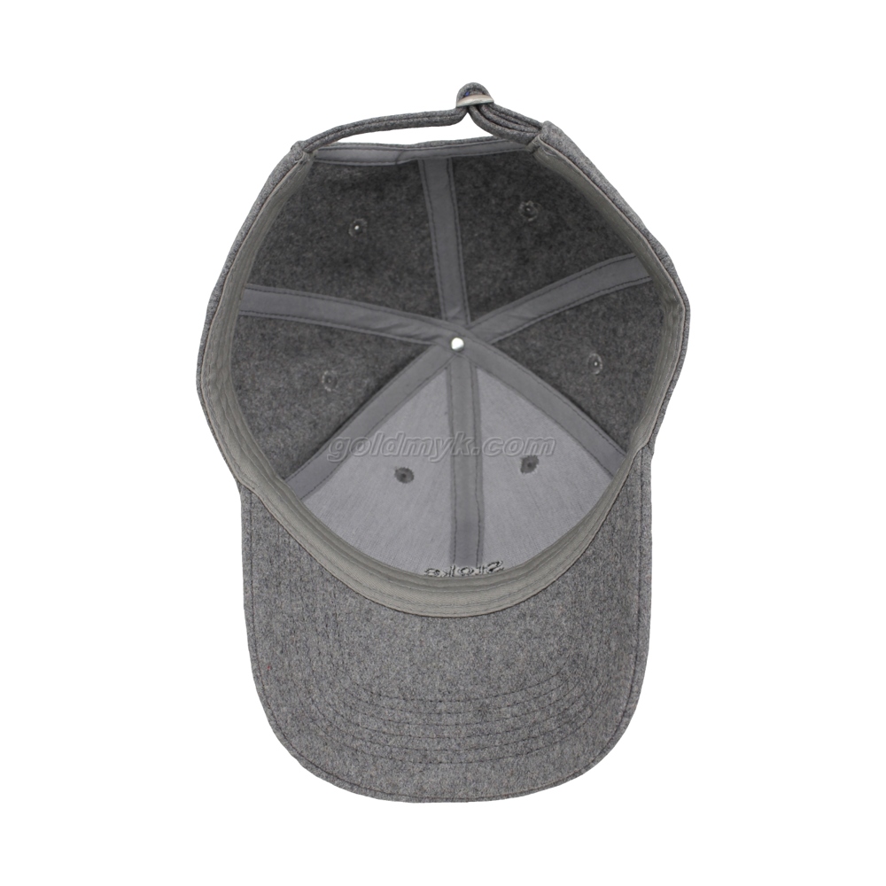 100% Cotton Baseball Cap Rope of Women And Men Custom Embroidery Silk Printed 6 Panel Cap Metal Buckle Closure