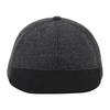 Custom Warm Fabric Full Back Baseball Cap And Hat with Leather Visor And Peak