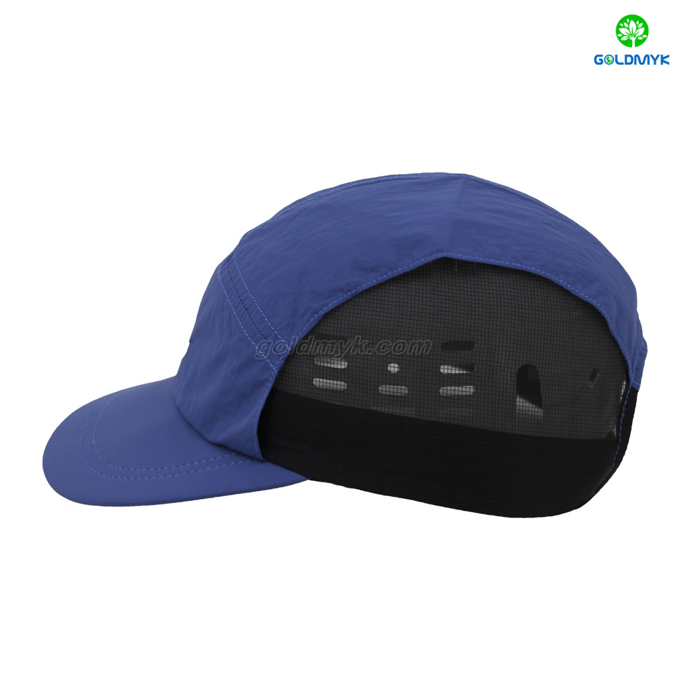 Flat Embroidery Simple Style Street Style Custom Fabric Cap 5-Panel Trucker Mesh Caps