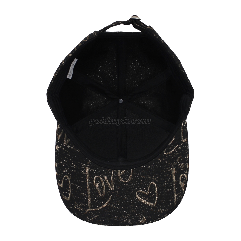 Fashion Woven Pattern Hot Sale Custom Fabric Baseball Cap And Hat Factory
