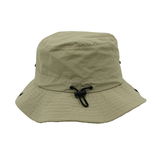 100% Polyester Fabric Bucket Cap Women And Men