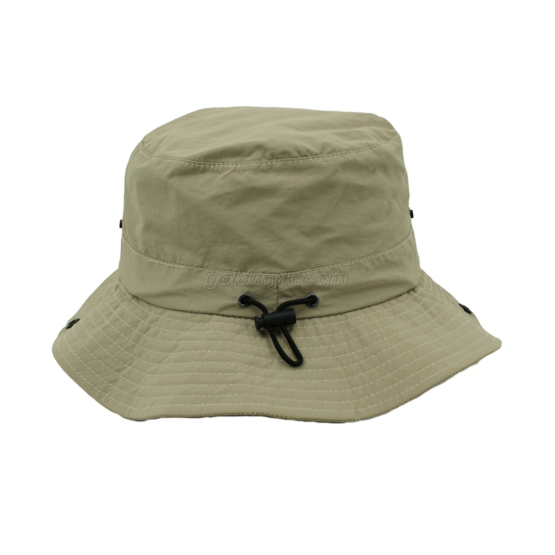 100% Polyester Fabric Bucket Cap Women And Men