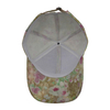100% Cotton Baseball Cap Rope of Women And Men Custom Embroidery Silk Printed 6 Panel Cap Metal Buckle Closure