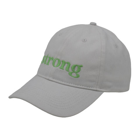 100% Cotton Baseball Cap Rope of Women And Men Custom Embroidery Silk Printed 6 Panel Cap Metal Buckle Closure