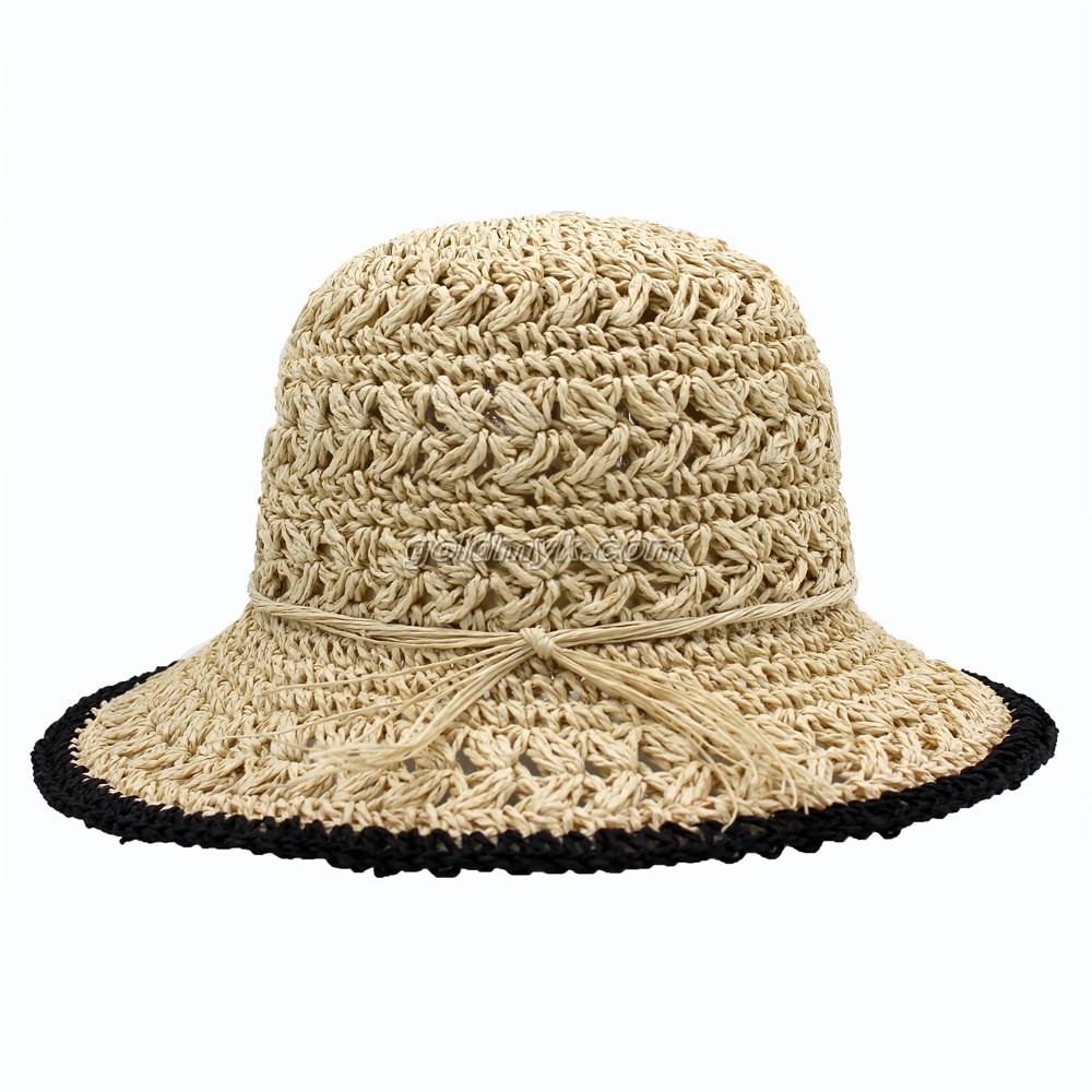 Hot Seller UV Protection Straw Hat Beach Straw Custom Straw Hat Beach Hats Outdoor Summer Straw Sun Hat for Man And Women