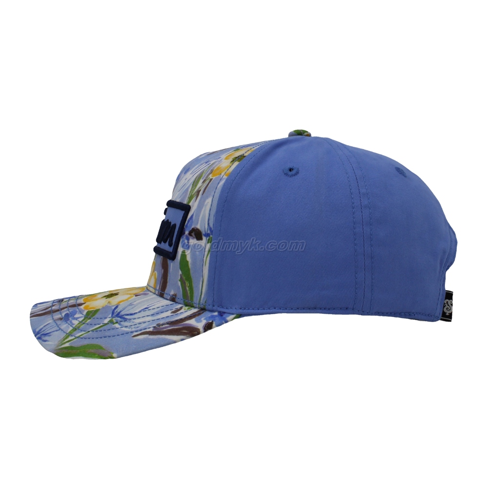 Custom Logo Dad Hat With Embroidery Badge 5 Panel Colorful Baseball Cap Sports Hat For Men And Women