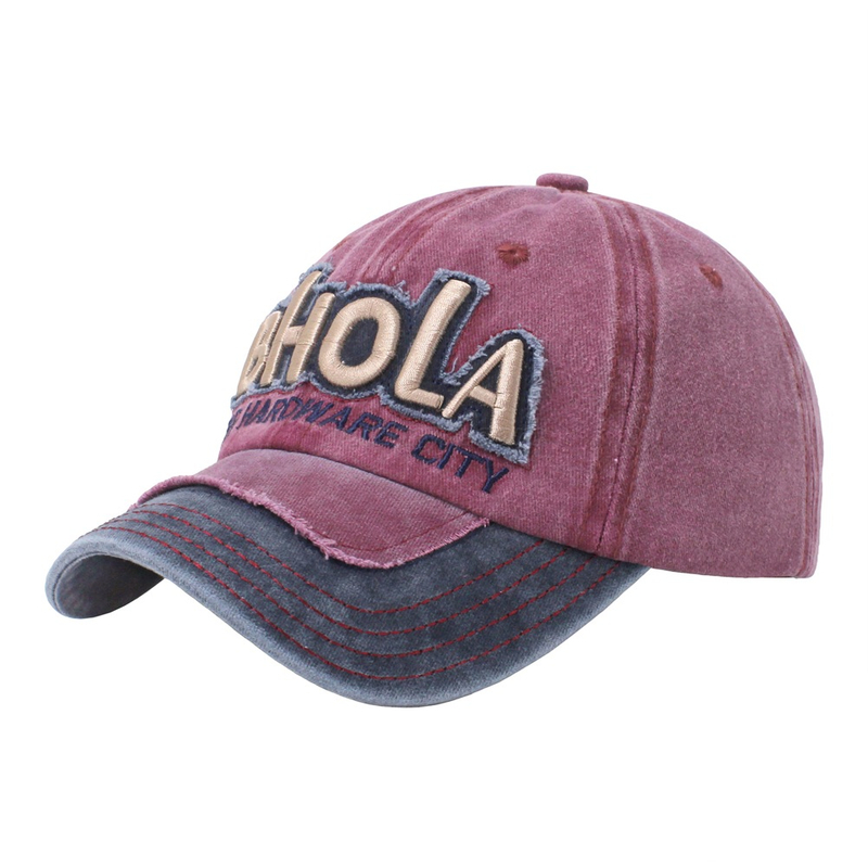 Hot And Recommend Pigment Washed Cotton Twill Fabric Unstructured Baseball Cap with Customized 3D Embroidery Logo Design