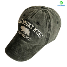 Fashion Custom Made 100% Cotton Pigment Washed Embroidery Baseball Cap