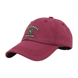 Soft Unstructured Cotton Twill Baseball Cap And Hat with 3D Silicone Print