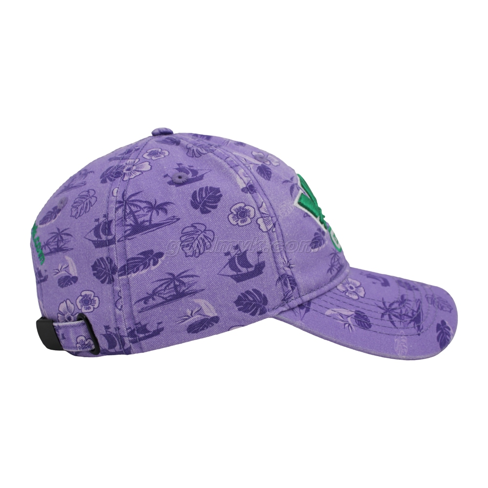 Custom Purple 100% Brushed Cotton Twill Fabric Corduroy Baseball Cap Hat Can Custom Embroidery Of Women And Men