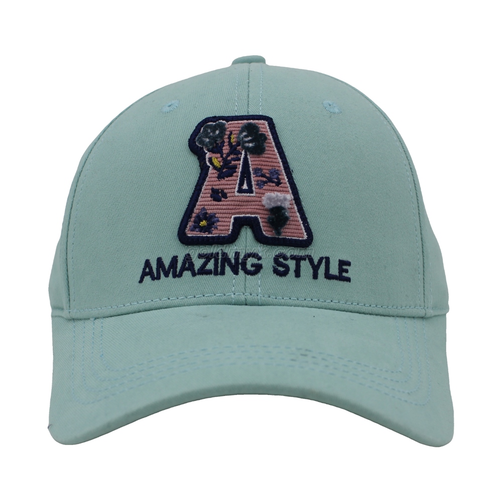 Beautiful Custom Cotton Twill Structured Baseball Cap And Hat with Embroidery Patch