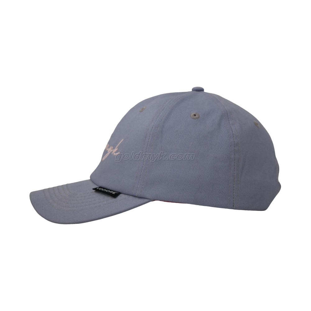 Custom Six Panels Thermochromic Fabric Cotton Twill Baseball Cap And Hat with Embroidery And Woven Label