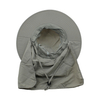 Best Sale UV Protection 100% Polyester Nylon Fabric Bucket Hat with Neck Protection