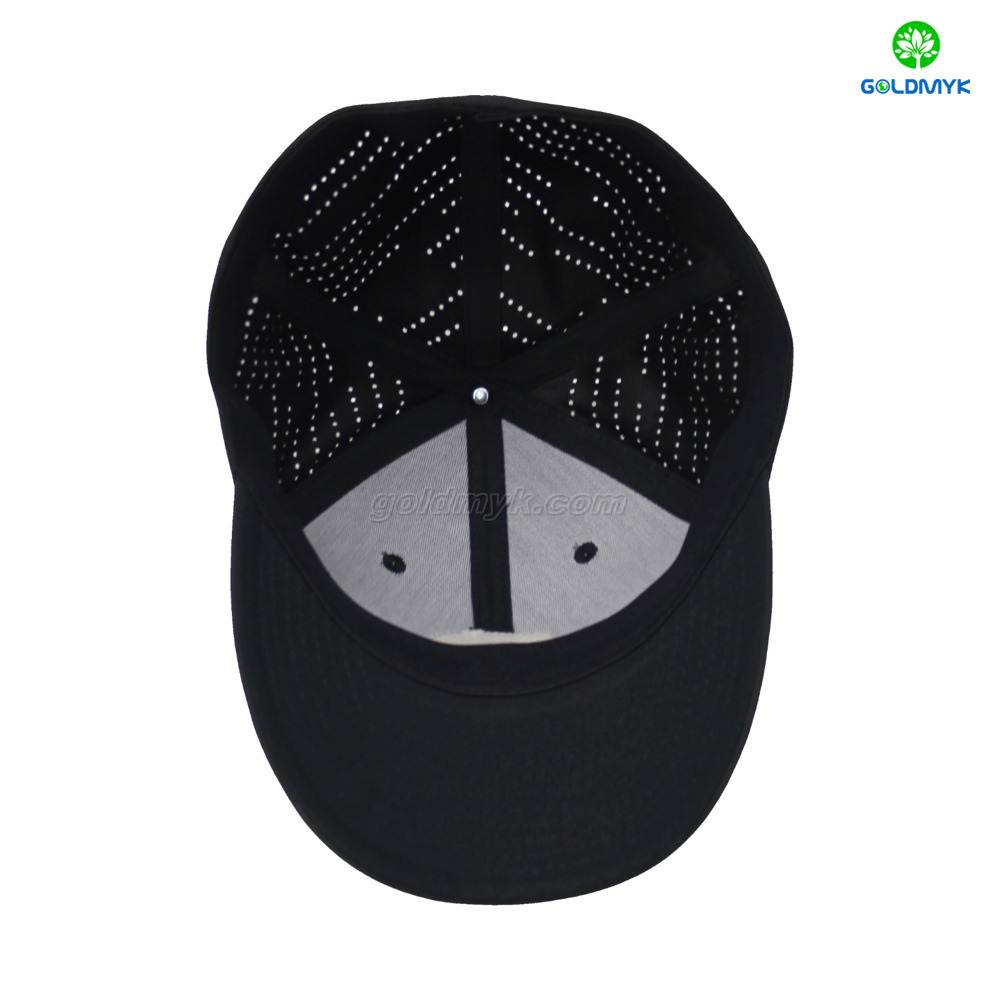 Custom 100% Polyester 6-Panel Baseball Cap Street Style Hat with Curved Brim And Silicone Logo for Men And Women in Business