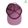 Custom Logo 100% Cotton Terry 6-Panel Pink Sporty Style Baseball Cap Hat Business Appropriate for Men And Women