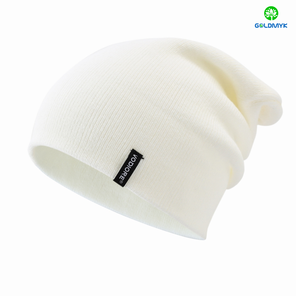 Custom Beanie Hats for Men Women Winter Knit Hat Warm Slouchy Beanie Cuffed Skull Cap