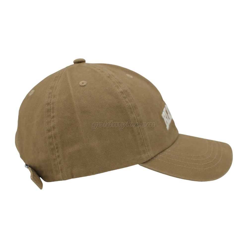Wholesale Unstructured Soft Cotton Washed Basedball Cap And Hat with Custom Embroidery Design