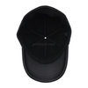 Custom Warm Fabric Full Back Baseball Cap And Hat with Leather Visor And Peak