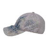 Sequins and Bead Embroidery Style Custom Fabric Cap Curved Brim 6-Panel Baseball Cap