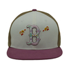 100% Cotton Fabric Baseball Cap Women And Men Acid Washed , Patch Embroidery, 6 Panel Cap