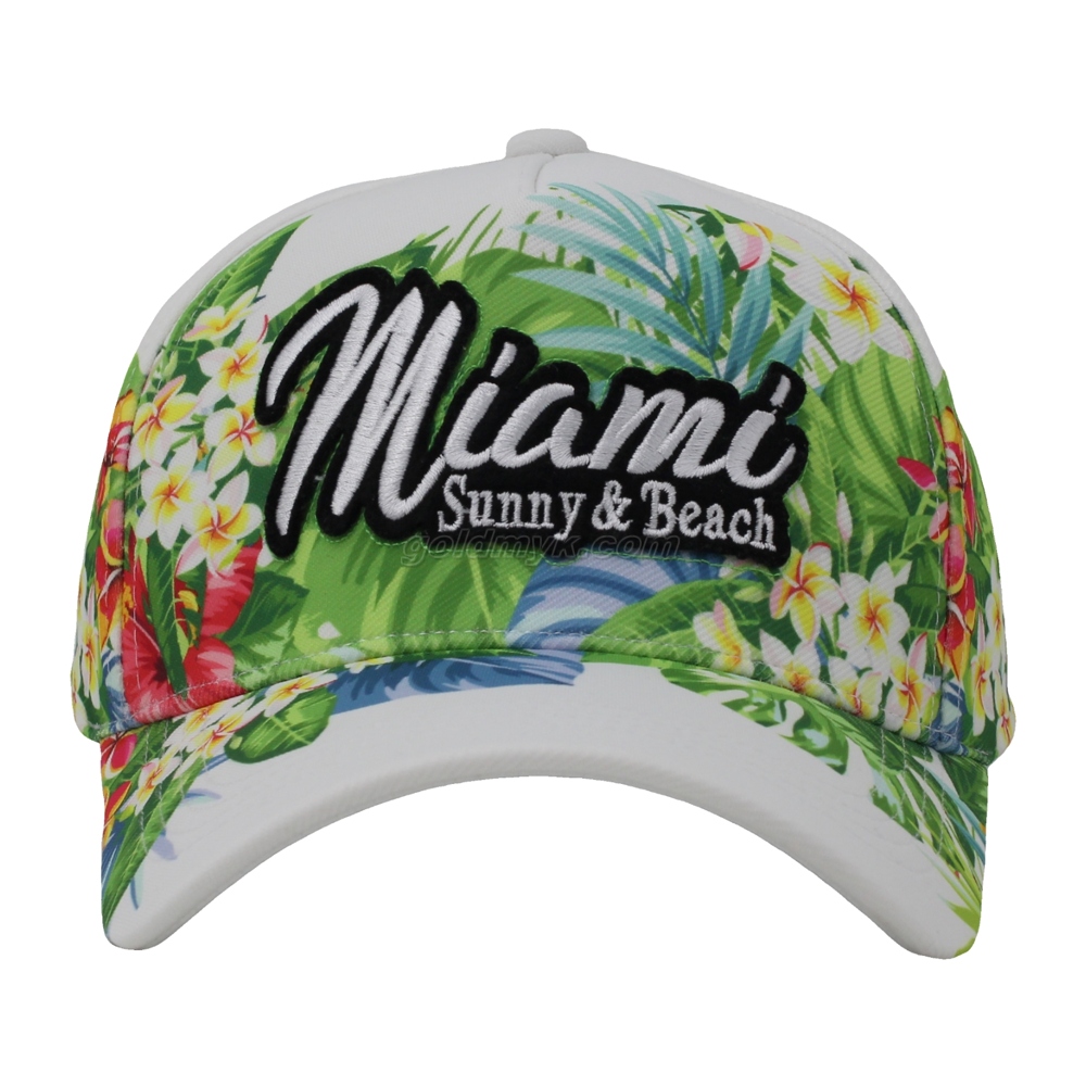 Fashion And High Quality 100% Polyester Fabric Baseball Cap And Hat with Customized Printing And Embroidery