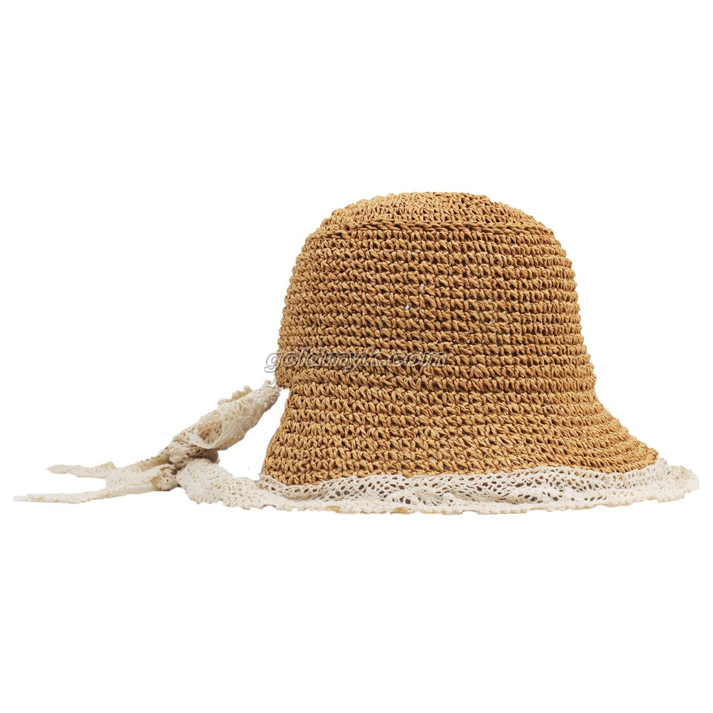 Hot Seller UV Protection Straw Hat Beach Straw Custom Straw Hat Beach Hats Outdoor Summer Straw Sun Hat for Women