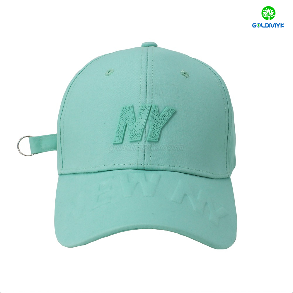 Custom Fashion Cap Polyester Fabric Baseball Hat with Flat Embrodiery Logo Can Embroidery Of Women And Men