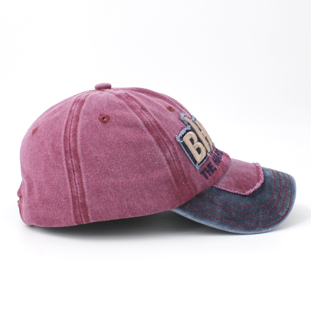 Hot And Recommend Pigment Washed Cotton Twill Fabric Unstructured Baseball Cap with Customized 3D Embroidery Logo Design