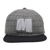 New And Best Sale Wool Fabric Flat Bill Snapback Cap And Hat with Custom Embroidery Logo