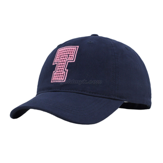 Custom Logo Dad Hat With Diamonds Stitch Embroidery 6 Panel Baseball Cap Sports Hat For Men And Women